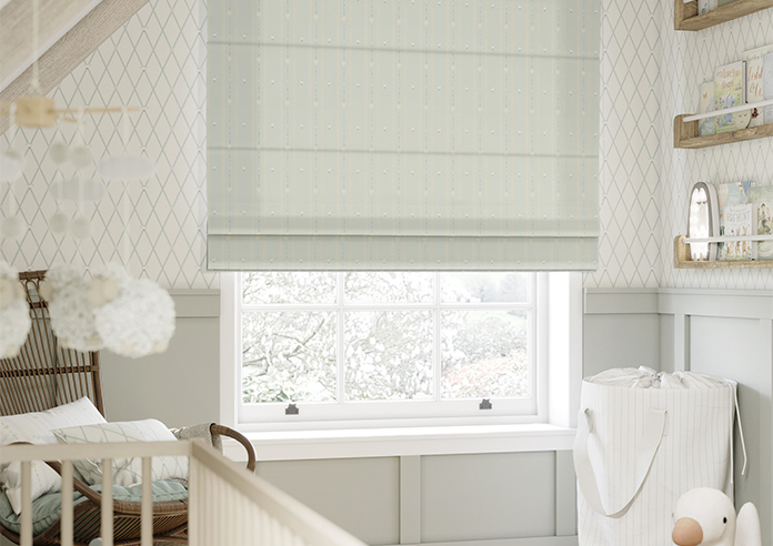 Puddle Down, Duck Stripe Egg - Twist&Fit Roman Blind - Image 5